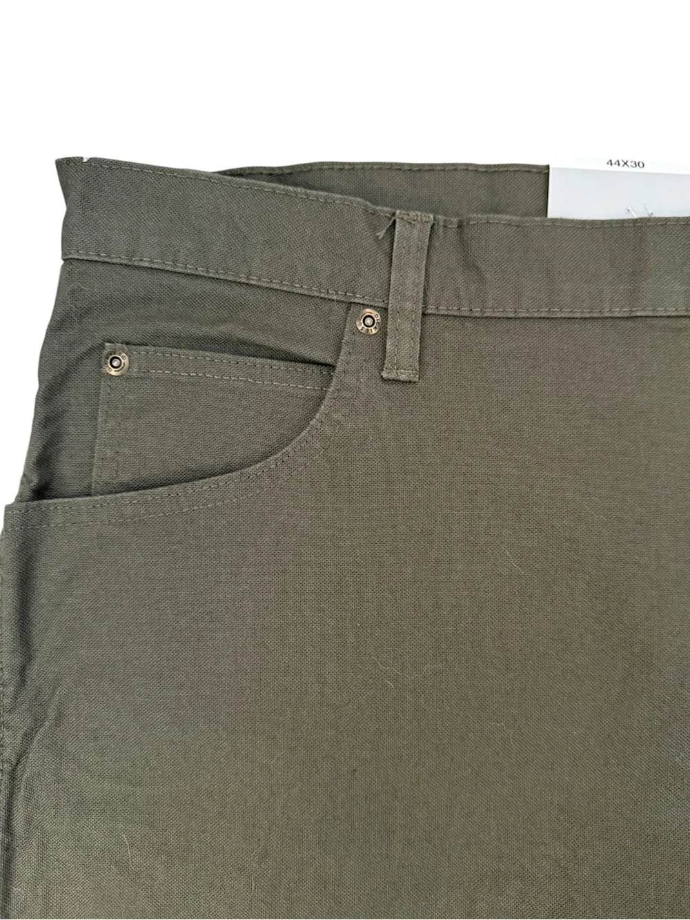 Dickies Duck Carpenter Pants NWT 44x30 Moss Green Relaxed Fit Flex Workwear